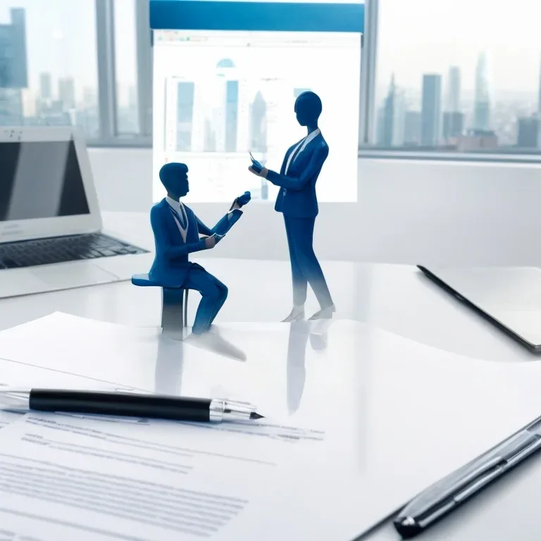 Legal advisor reviewing property contract with real estate agent